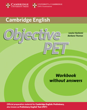 Objective PET - Workbook without answers